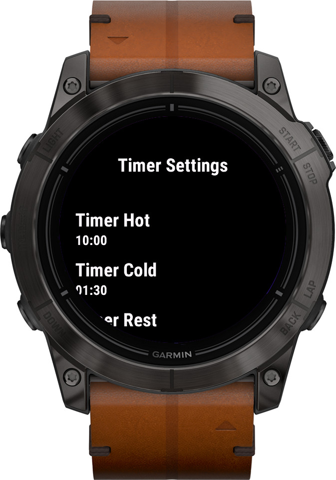 Cold Plunge Garmin Wearable App - Image 3